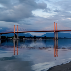 Golden-Ears-Bridge British Columbia, Kanada